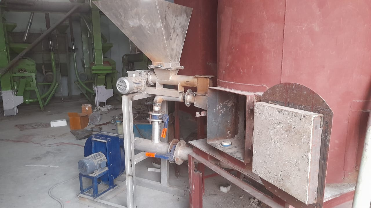 mRECS biomass combustor for pulses and chana processing