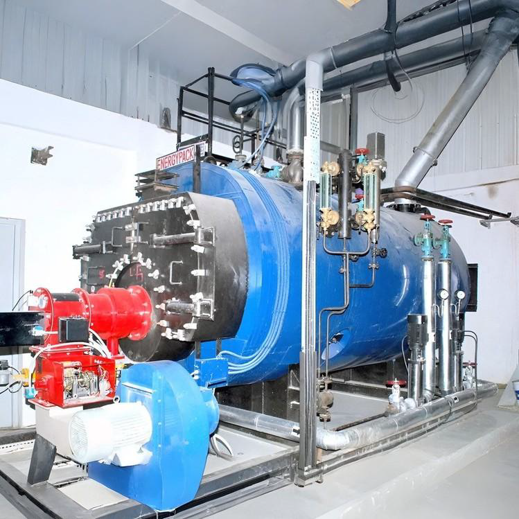 Industrial boiler for a steam supply contract
